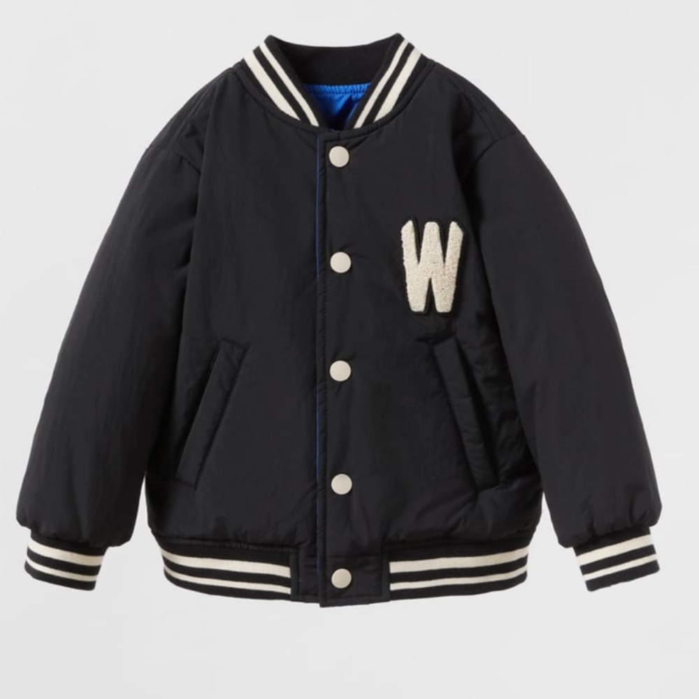Zara reversible water repellent bomber